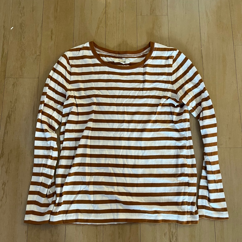 Madewell striped long t shirt
